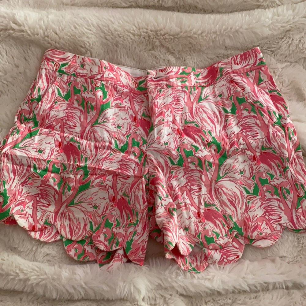 Lilly Pulitzer scalloped shorts